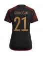 Ženski Nogometna dresi replika Nemčija Ilkay Gundogan #21 Gostujoči SP 2022 Kratek rokav